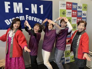 N1コミュニティ「ほわっとプラス」ゲスト じょんから節保存会　踊り部　 小松紀子さん、朝倉久美子さん、中川順子さん 3/11生放送